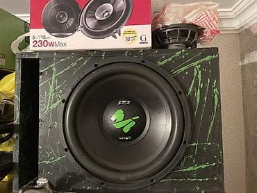 max kalonka dinamik: Avtomobil səs sistemi dəsti - Subwoofer: DD Audio LİTE s seriyalı 12" — 1