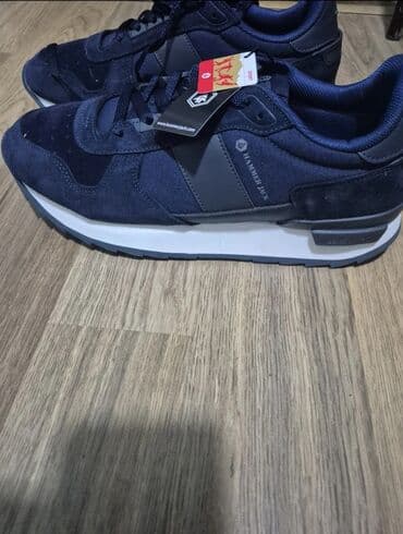 Ayaqqabılar: Hammer Jack kişi idman ayaqqabısı - Rəng: tünd göy (navy), yan — 1