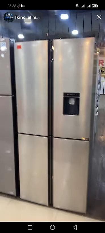 Dörd qapılı, paslanmayan polad (inox) korpuslu Side-by-Side soyuducu — 1