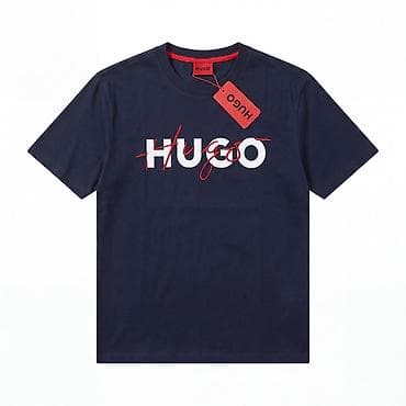 boss: HUGO kişi T‑şörtü - Model: Qısaqoll, dairəvi yaxalı klassik kəsim. - — 1