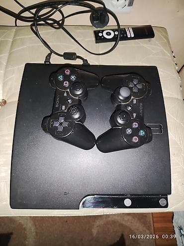 ucuz oyun konsolları: Sony PlayStation 3 Slim oyun konsolu – model CECH-2508B — 1