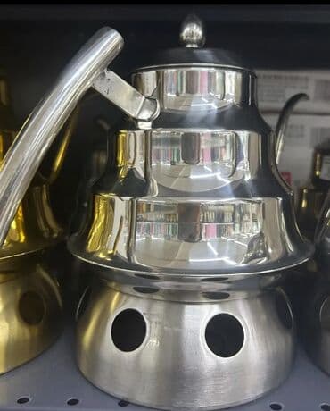 Alfa Romeo: Qəhvə dəsti, rəng - Gümüşü, Metal — 8