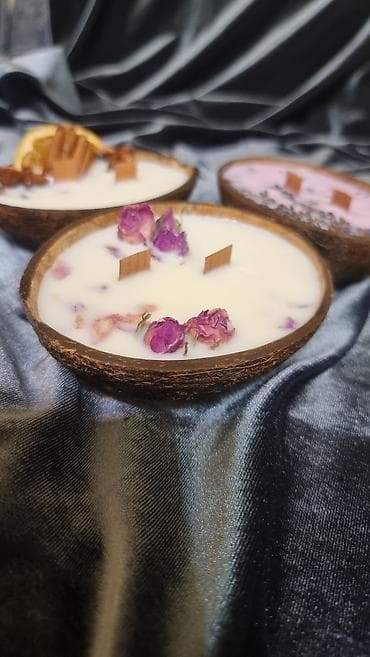 dekorativ gullar: Şam Soya mumu — 2