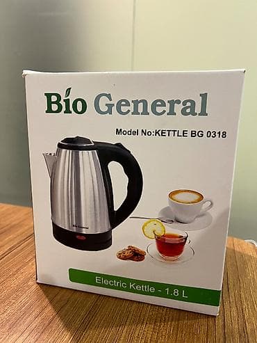 Elektrik çaydan Bio general, 1.6 - 2 l, Yeni, Pulsuz çatdırılma