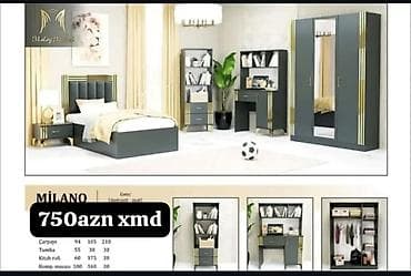 divan ustu ortuk: 1.Milano gənc yataq dəsti – sifarişlə hazırlanır, rəng seçimi — 1