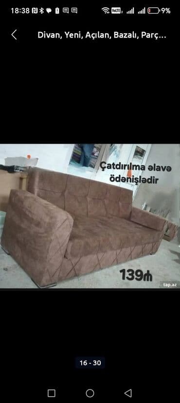 qupka: Divan, Yeni, Açılmayan, Bazasız, Nabuk, Ödənişli çatdırılma — 14