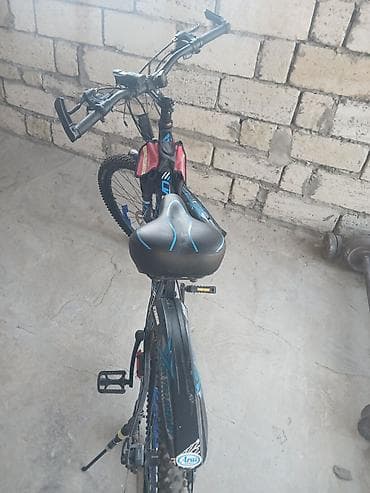 velosipedlər: Dağ velosipedi – 26” təkərlər, disk əyləclər, ön amortizatorlu vidalı — 5