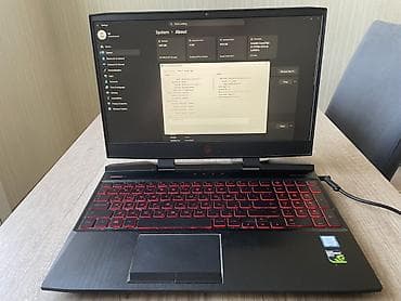 nvidia: HP Omen oyun noutbuku Texniki göstəricilər: - Prosessor: Intel Core — 1