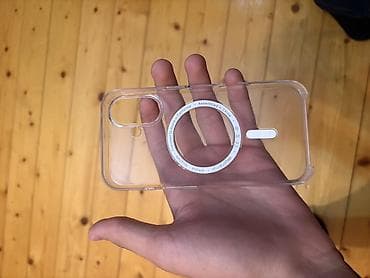 qab yuma: Şəffaf MagSafe uyğun telefon qabı iPhone 16 ucun real aliciya — 4