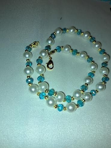 boyun bagi: Məhsul: Boncuklu boyunbağı Təsvir: - Zərif dizaynlı boyunbağı: süni — 2