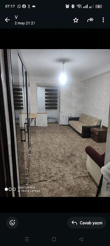 nerimanovda kiraye evler 300 azn: Qarayev metrosuna yaxin 5/3 mertebesinde 1 otaqli ev 300 azn mûşderi — 9