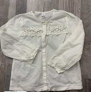 Bayram kostyumları: Ağ rəngli qız uşağı üçün kofta/gödəkcə tipli üst geyimi. - Marka — 1