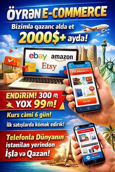 Dayələr: 💻 E-commerce Bizimlə birlikdə xarici platformalarda satış etməyi öyrən — 1