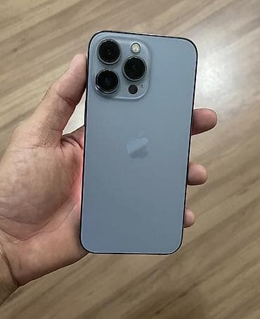 IPhone 13 Pro, 128 GB, Sierra Blue, Zəmanət, Face ID, Sənədlərlə