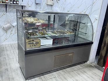 Soyuduculu vitrin – şüşə önlü, paslanmayan poladdan korpuslu, mağaza at lalafo.az Soyuduculu vitrin – şüşə önlü, paslanmayan poladdan korpuslu, mağaza