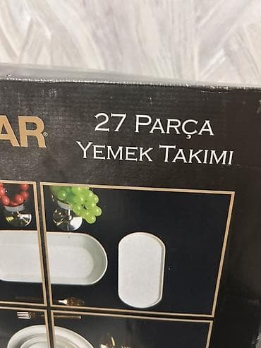 Qab-qacaq və mətbəx ləvazimatları: Nahar dəsti, rəng - Qara, Keramika — 3