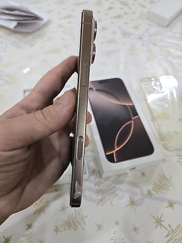 processor core i7: IPhone 16 Pro Max, 256 GB, Desert Titanium, Face ID, Sənədlərlə, Zəmanət — 5