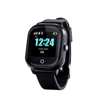 swatch saat: Uşaq GPS Smart Saat – Qara - 1.44" rəngli sensor ekran, asan — 1