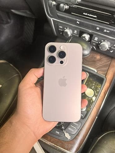 IPhone 15 Pro, 128 GB, Natural Titanium, Simsiz şarj, Face ID lalafo.az -da IPhone 15 Pro, 128 GB, Natural Titanium, Simsiz şarj, Face ID