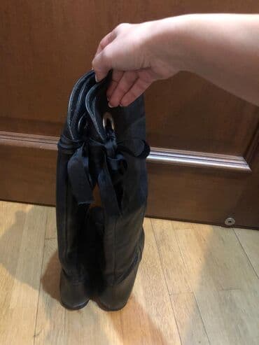 qadın çəkmə: Ölçü: 36, rəng - Qara, İşlənmiş — 4