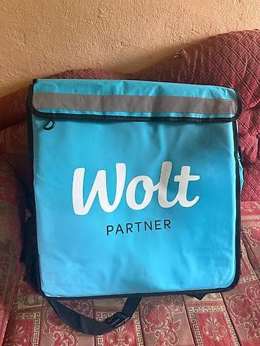 Avtoservis avadanlıqları: Wolt çatdırılma çantası – “Wolt Partner” modeli - Rəng: açıq mavi — 1