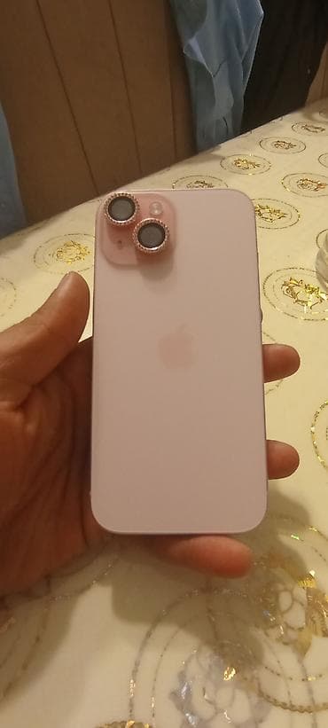 iphone 16 islenmis: IPhone 15, 128 GB, Çəhrayı, Simsiz şarj, Face ID — 2