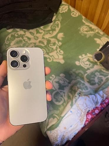 Mobil telefon və aksesuarlar: IPhone 15 Pro, 128 GB, Natural Titanium — 9