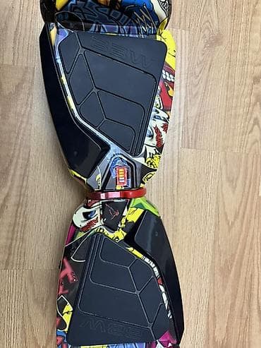 Öz-özünə balanslaşan skuter (hoverboard) – rəngarəng “graffiti” dizayn — 1