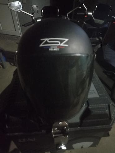 moped 50cc: Wp 7/24 ZSZ motosiklet kaska - Brend: ZSZ Helmet - Rəng: mat qara - — 1