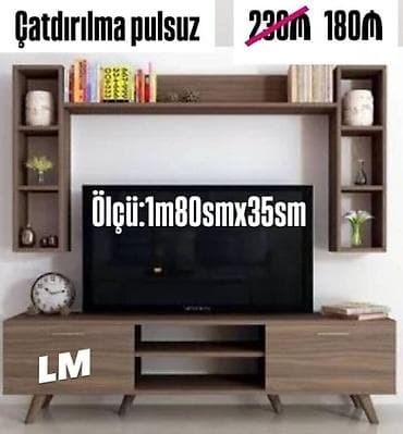 TV stend / TV altlığı 180AZN💥 ✔️Rəng seçimi var ✔️ Şəhər daxili — 1