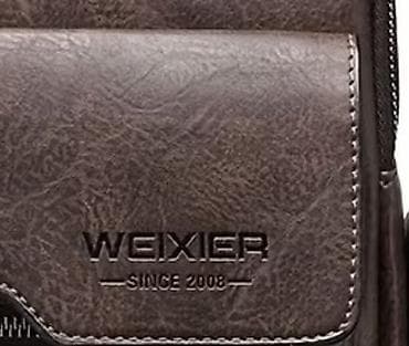 dəri geyim: WEIXIER kişi çiyin çantası - Material: dəri görünümlü yüksək — 3