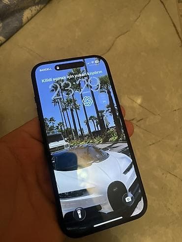 IPhone 15, 128 GB, Qara, Simsiz şarj, Face ID, Sənədlərlə