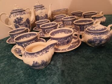 alman servisi: Çay dəsti, rəng - Ağ, Farfor, Villeroy & Boch, Almaniya — 3