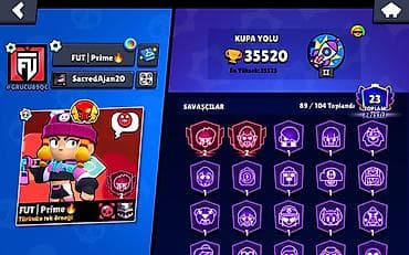 Другое: Brawl Stars hesabı – geniş kosmetik kolleksiya - Emosiyon və — 8