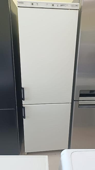 İşlənmiş 2 qapılı Siemens Soyuducu Satılır, rəng - Ağ, Təkərli