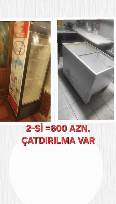 dondurma soyuducuları: Ticarət üçün soyuducu avadanlıq paketi - 1 ədəd şüşə qapılı vitrin — 1