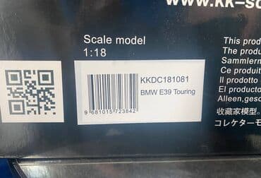 metbex tavan modelleri: Коллекционная модель BMW 530d E39 Touring blue 1997 KK-Scale Scale — 6