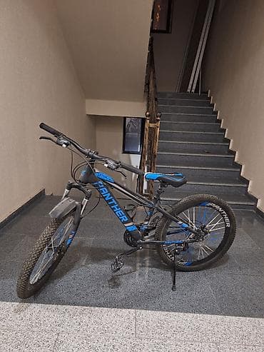 Panther dağ velosipedi - Çərçivə: yüngül lehimli, Panther loqolu