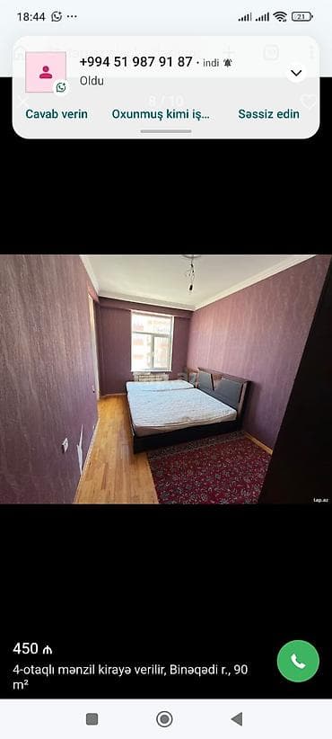 sumqayitda ev: Binəqədide gençler şeherciyinde 6/2 mertebesinde 4 otaqli ev 500 azn — 4