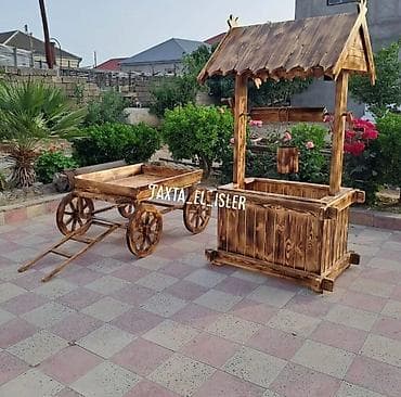 şezlong satışı: 🛞Taxtadan bağ dekorlanirinihazirlanmasi 🛞Qiymete Her ikisi daxildir — 1