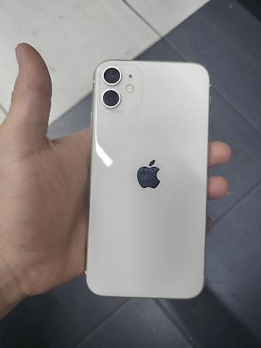 iphone qeydiyyatsiz: IPhone 11, 64 GB, Ağ, Simsiz şarj, Face ID, Sənədlərlə — 1