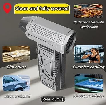 ucuz tvler: Daşına bilən, şarjlı, soyuducu funksiyalı turbo fan – hava üfürən — 4