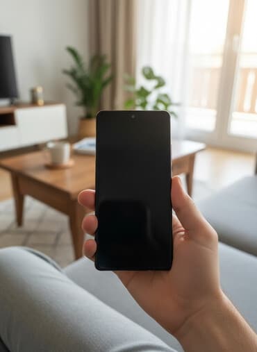 Sensorlu smartfon - Tam ekran ön panel, mərkəzdə ön kamera üçün deşik