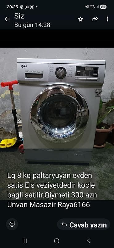 iphone 13 mini case: LG paltaryuyan maşın – 8 kq tutumlu, ön yükləməli. - İnverter Direct — 1