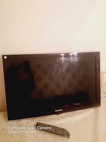 regular smart tv: Samsung LCD televizor - Ekran diaqonalı: təxminən 32" - Model — 2