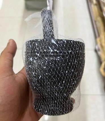 soba servisi: Daş, ağac və metal əl dəstələri – havan və dibçək dəstləri - Məhsul — 10
