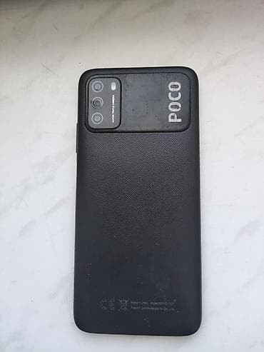 3g 4g modem: Poco M3, 64 GB, rəng - Qara, Sensor — 4