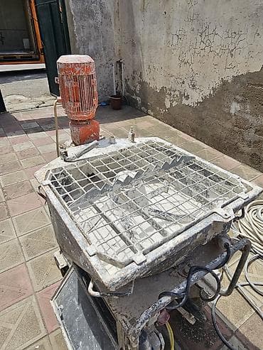 elektrik misar: Quru qarışıq suvaq aparatı (məhlul qarışdırma və nasoslama maşını) - — 3