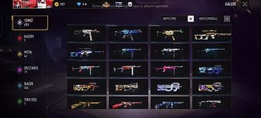 dim listening 1: Free Fire hesabı – yüksək səviyyəli, zəngin kolleksiya Profil: - Dil — 7