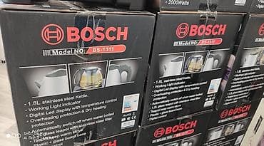 cofe: Elektrik Qoşa çaynik desti Bosch 1.8 litr tutumlu Şüşə sensr altliq — 6